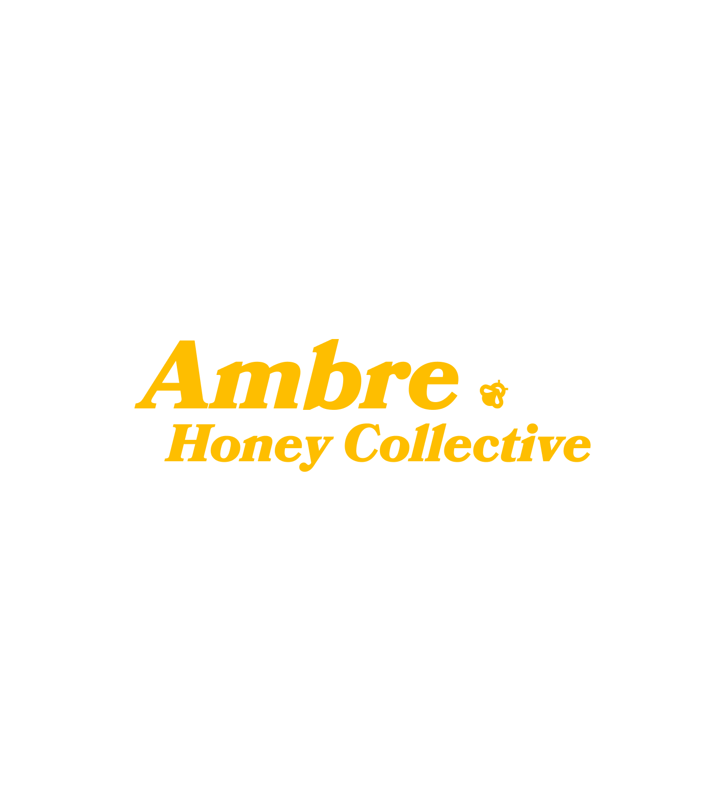 Ambre Honey Collective // Local Raw Honey // Dallas Fort Worth // Logo